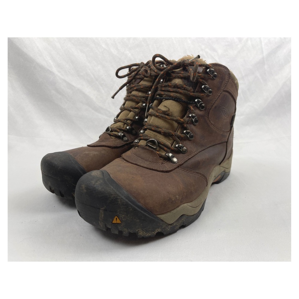 Keen Targhee II Mid Mens 11 Brown Waterproof Hiking Boots Leather 1009573 Good